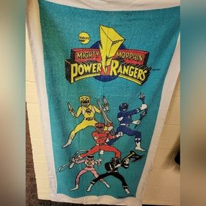 Mighty Morphin Power Rangers Towel RARE Vintage Saban 1994 Beach Size